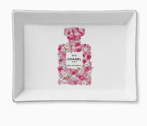 Ceramic Tray- Parfum Flowers