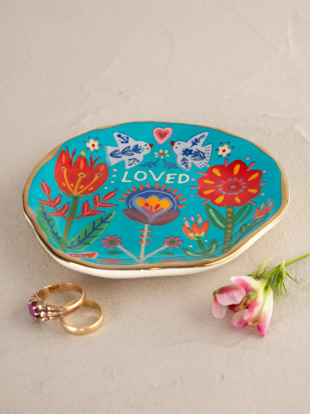 CERAMIC TRINKET DISH