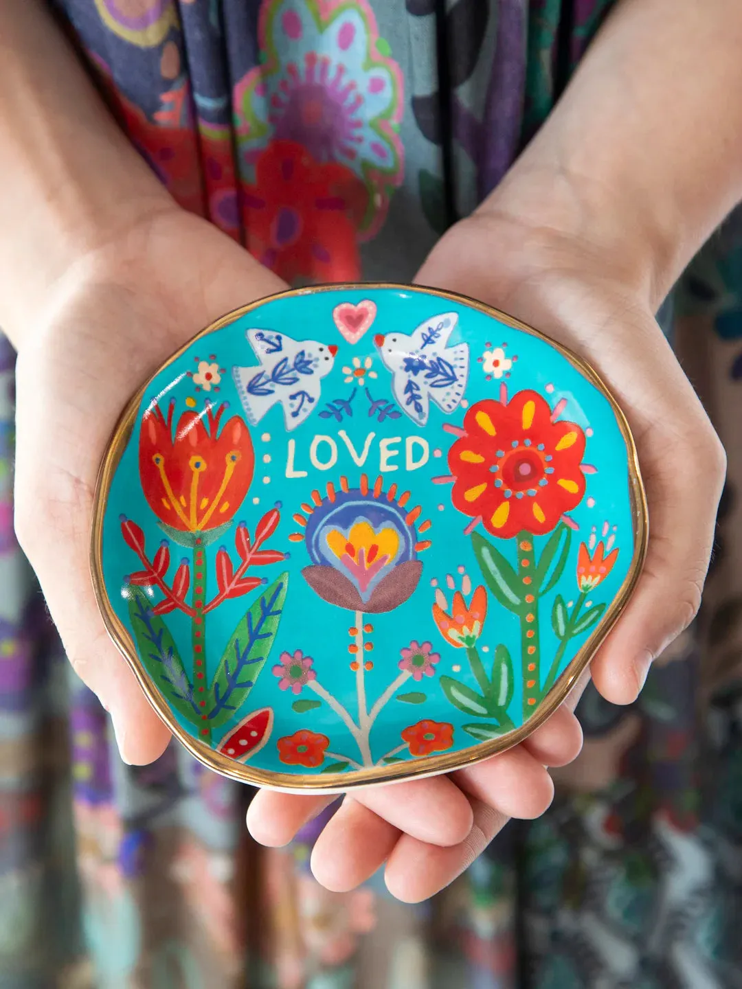 CERAMIC TRINKET DISH