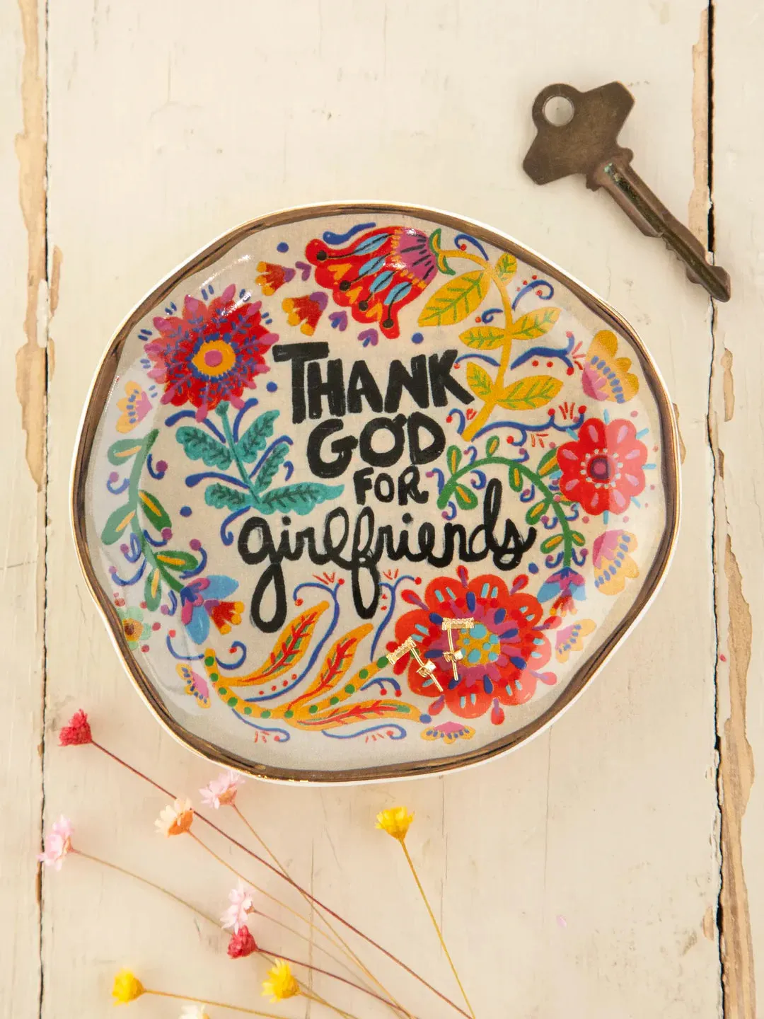 CERAMIC TRINKET DISH