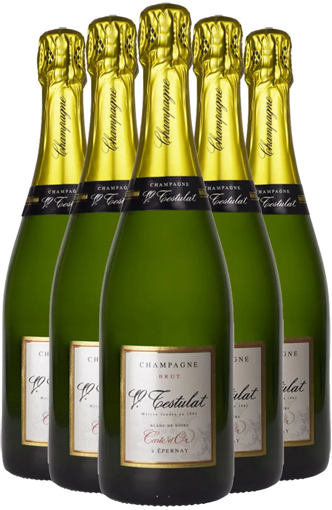 Champagne Testulat Carte d'Or Blanc de Noirs Brut NV