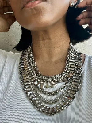Chloe Layered Statement Necklace