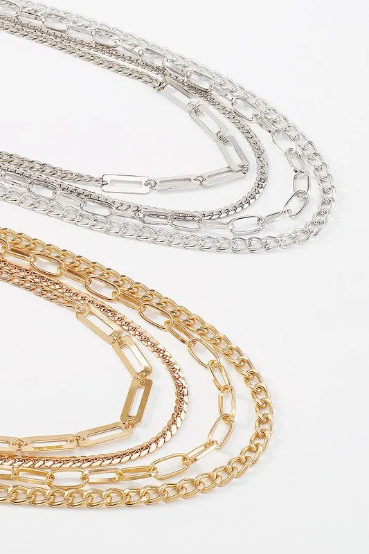 Chrissy Layered Chain Necklace