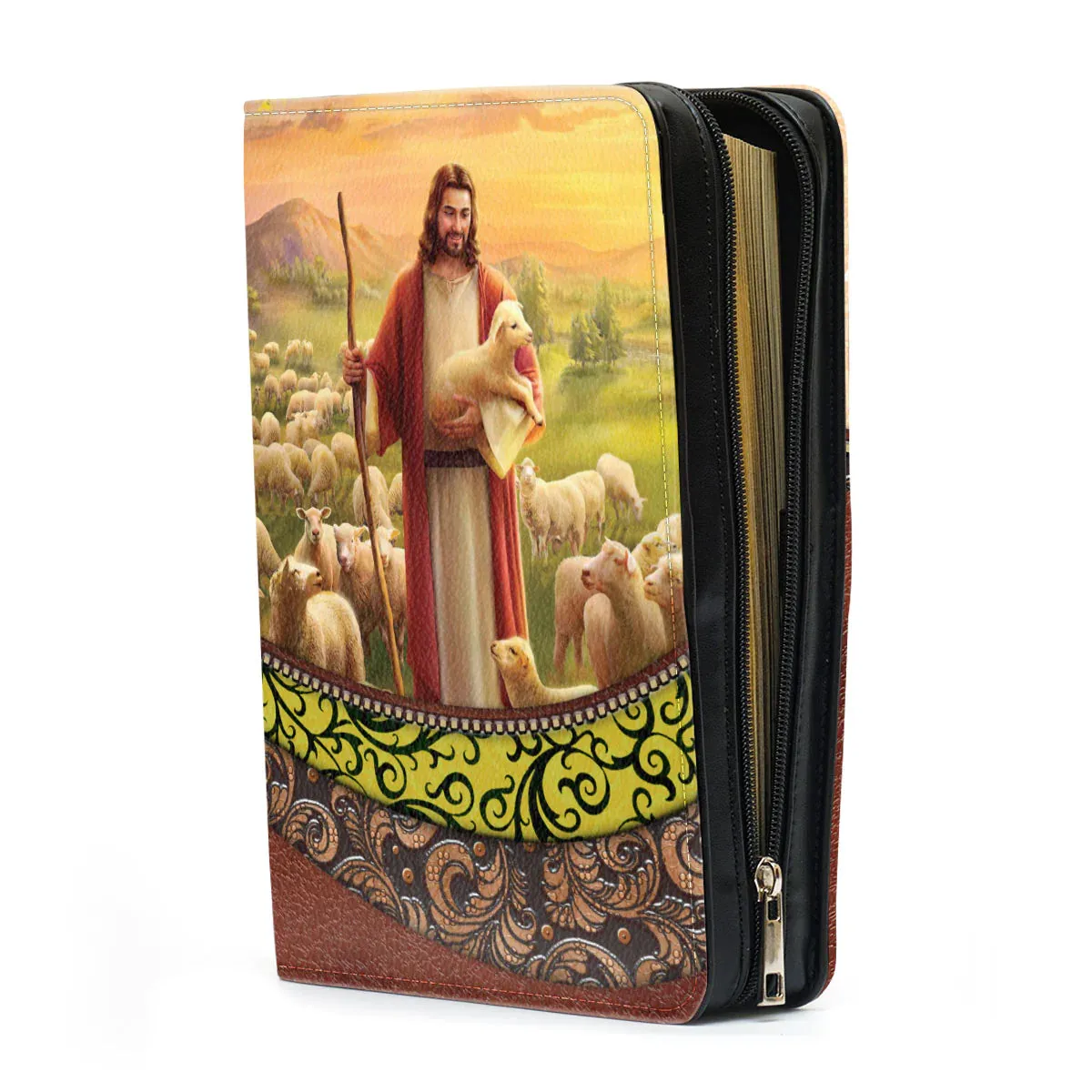 Christianart Bible Cover - The Lord Is My Shepherd - Personalized Gifts for Pastor - Gifts For Women - CABBBCV01060324.