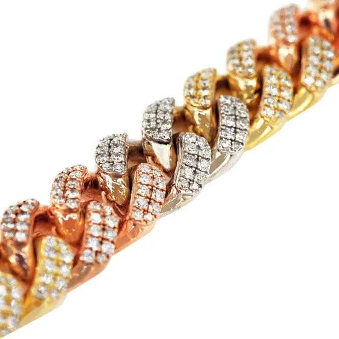 CJ1638223 - DIAMOND 3 TONE CHAIN