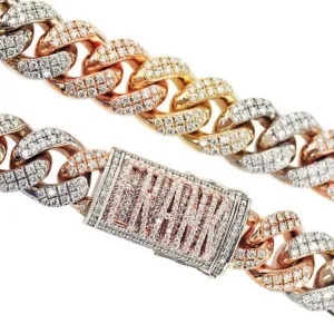 CJ1638223 - DIAMOND 3 TONE CHAIN