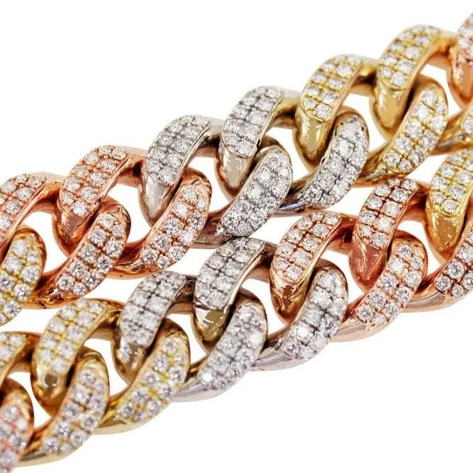 CJ1638223 - DIAMOND 3 TONE CHAIN
