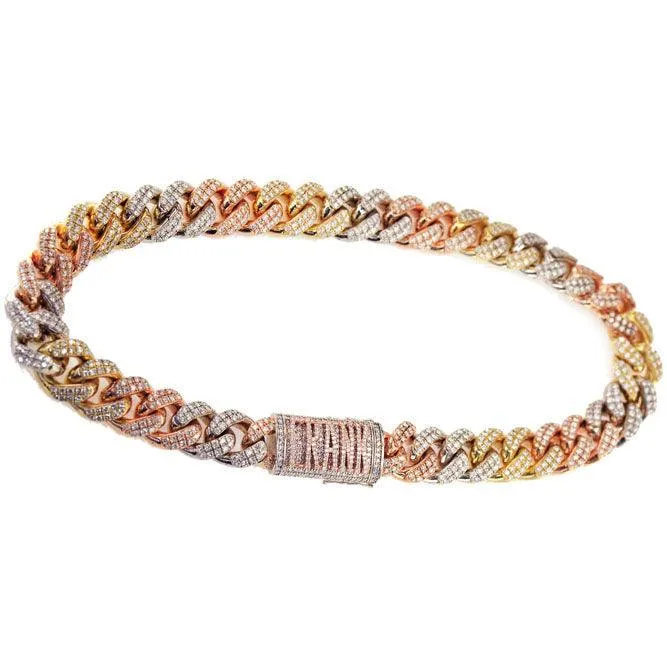 CJ1638223 - DIAMOND 3 TONE CHAIN