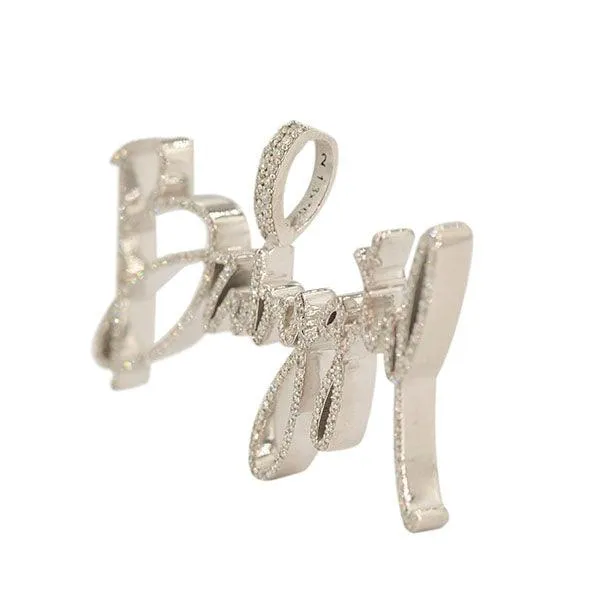 CJ32172 - Custom Diamond BabyGirl Pendant