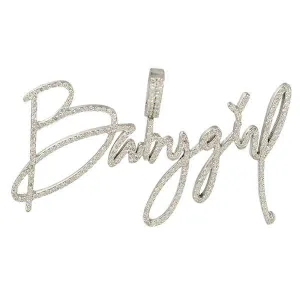 CJ32172 - Custom Diamond BabyGirl Pendant