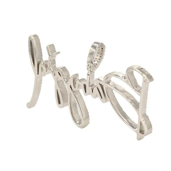 CJ32172 - Custom Diamond BabyGirl Pendant