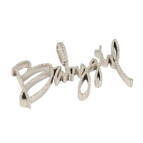 CJ32172 - Custom Diamond BabyGirl Pendant