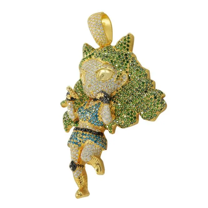 CJO232 - CUSTOM DIAMOND BABY GIRL PENDANT