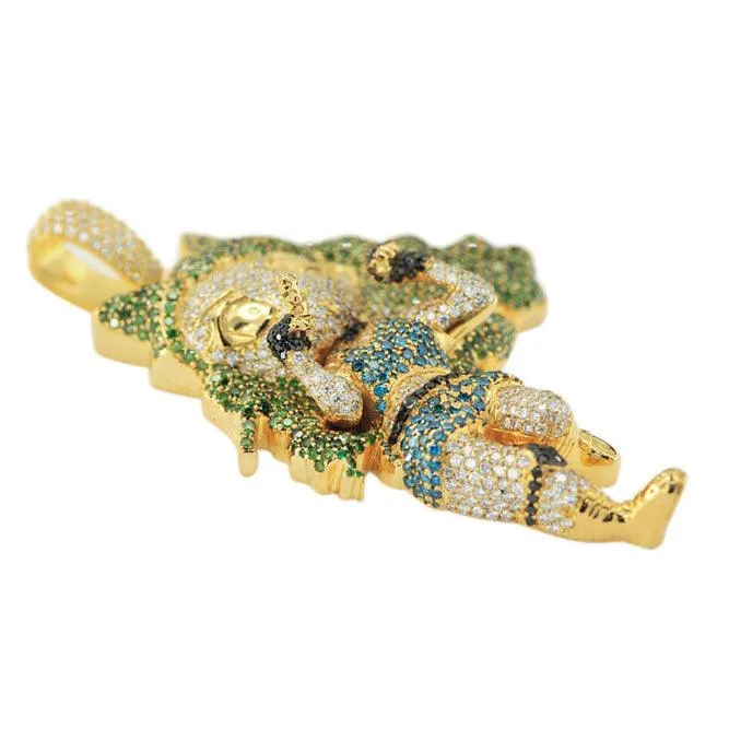 CJO232 - CUSTOM DIAMOND BABY GIRL PENDANT