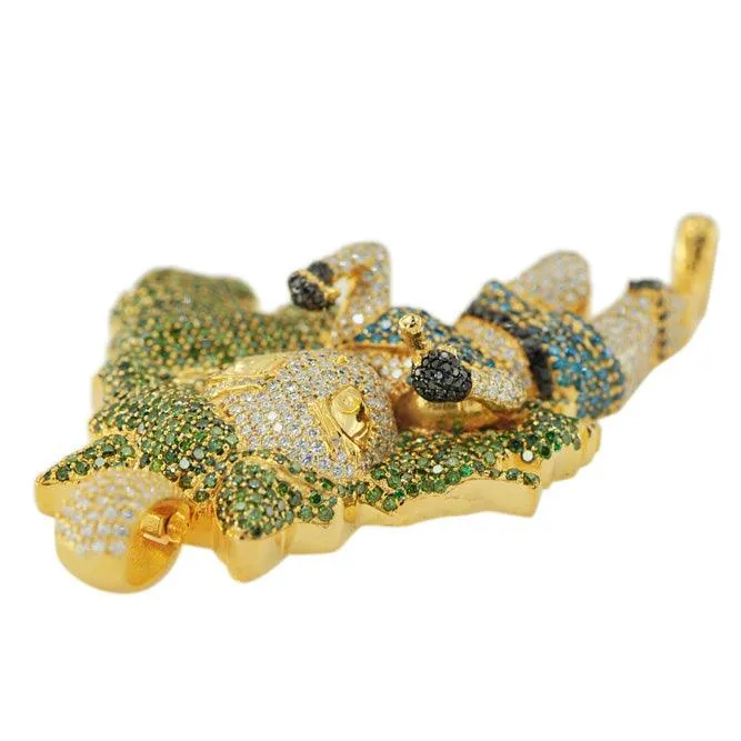 CJO232 - CUSTOM DIAMOND BABY GIRL PENDANT