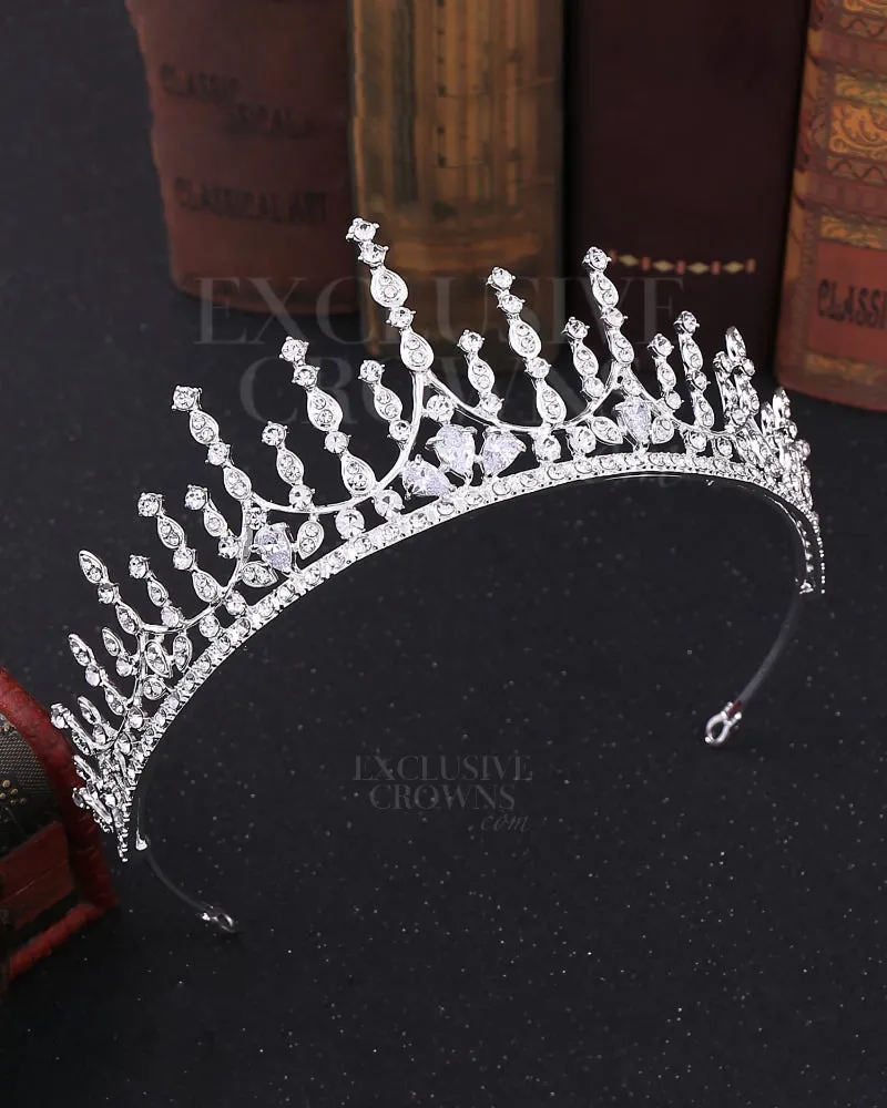 Clear Crystals Rhinestone Crown