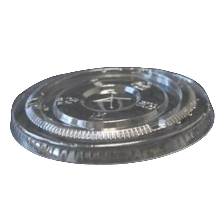 CLEAR PLASTIC PET STRAW LIDS FOR 12-24 OZ CLEAR PLASTIC PET COLD CUPS 1000CT