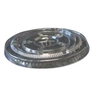 CLEAR PLASTIC PET STRAW LIDS FOR 12-24 OZ CLEAR PLASTIC PET COLD CUPS 1000CT