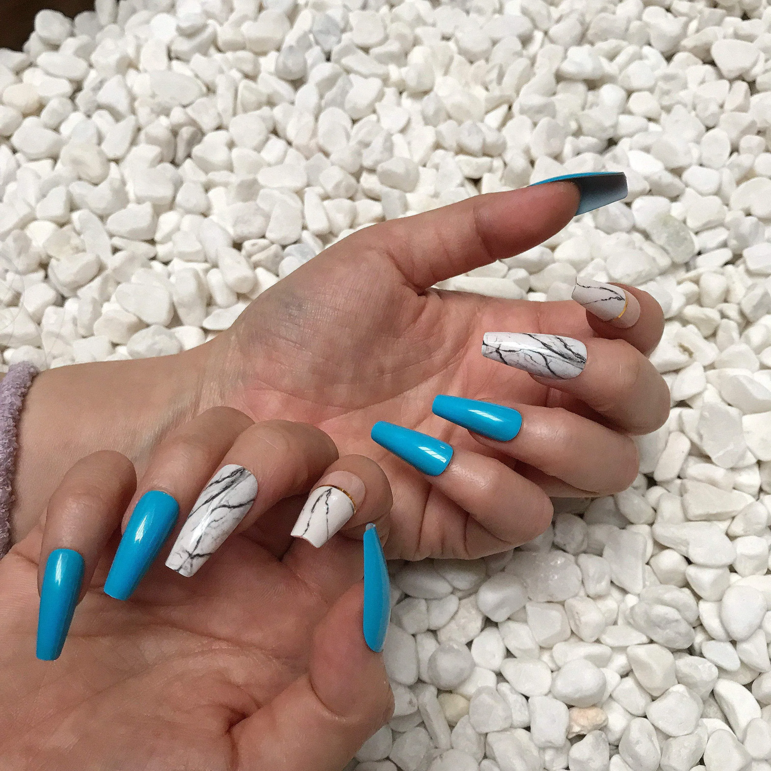 Coffin Peacock Blue