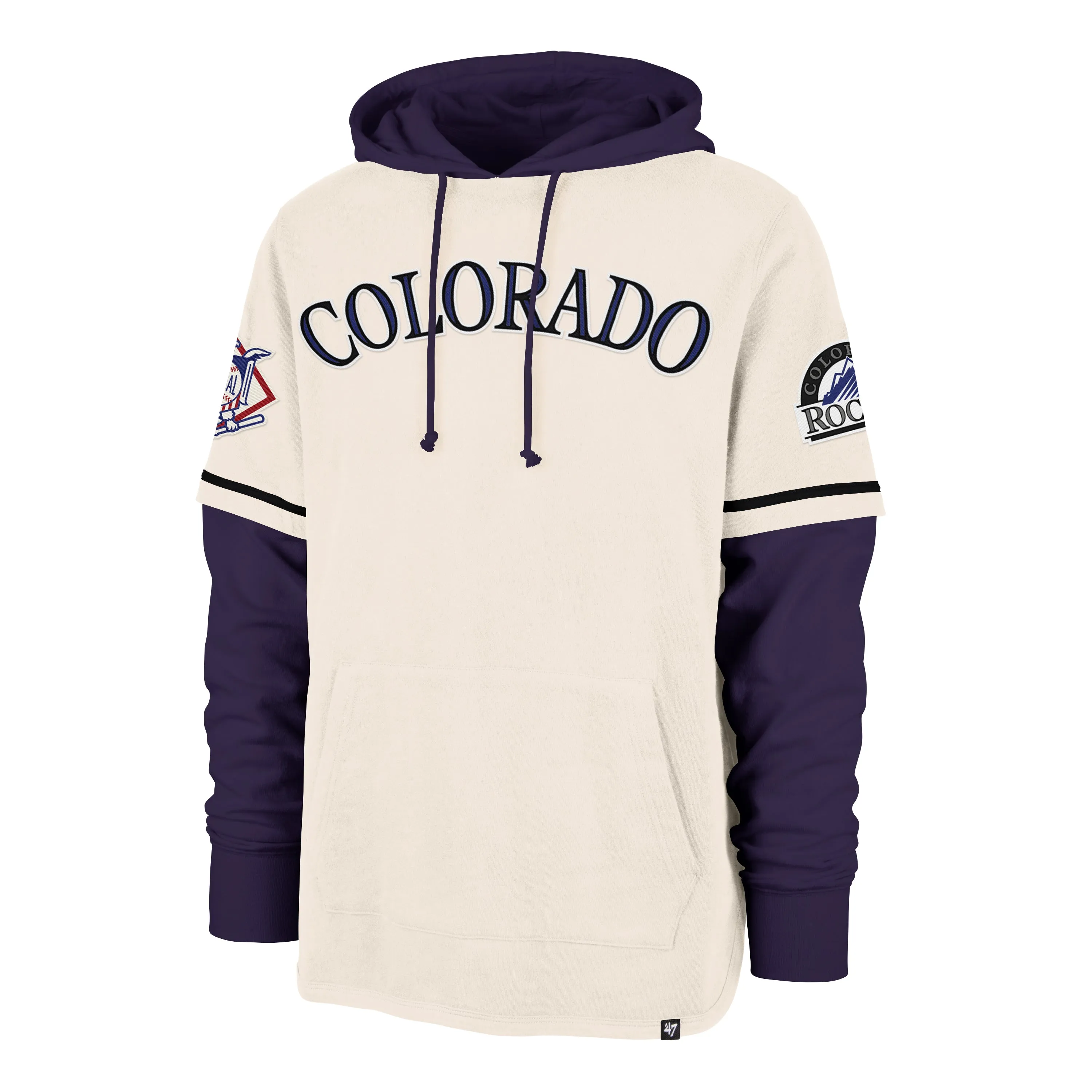 COLORADO ROCKIES COOPERSTOWN TRIFECTA '47 SHORTSTOP PULLOVER