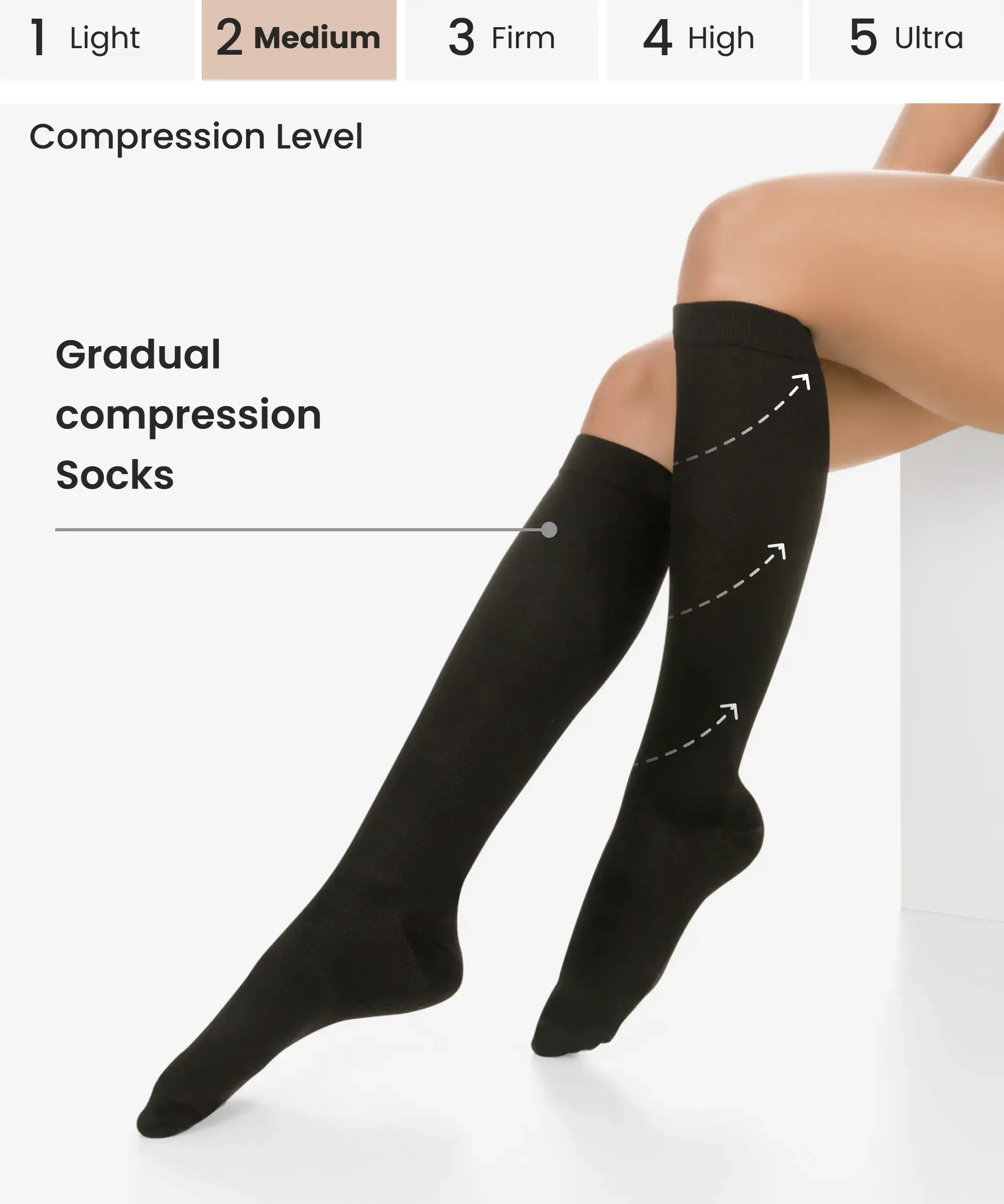 Compression socks for varicose veins - Style 66