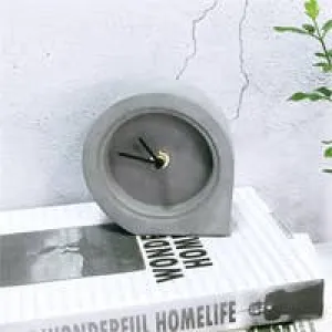 Concrete Desk Clock