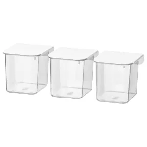 Container with Sliding White Lid