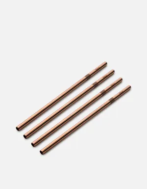 Copper Straw Set