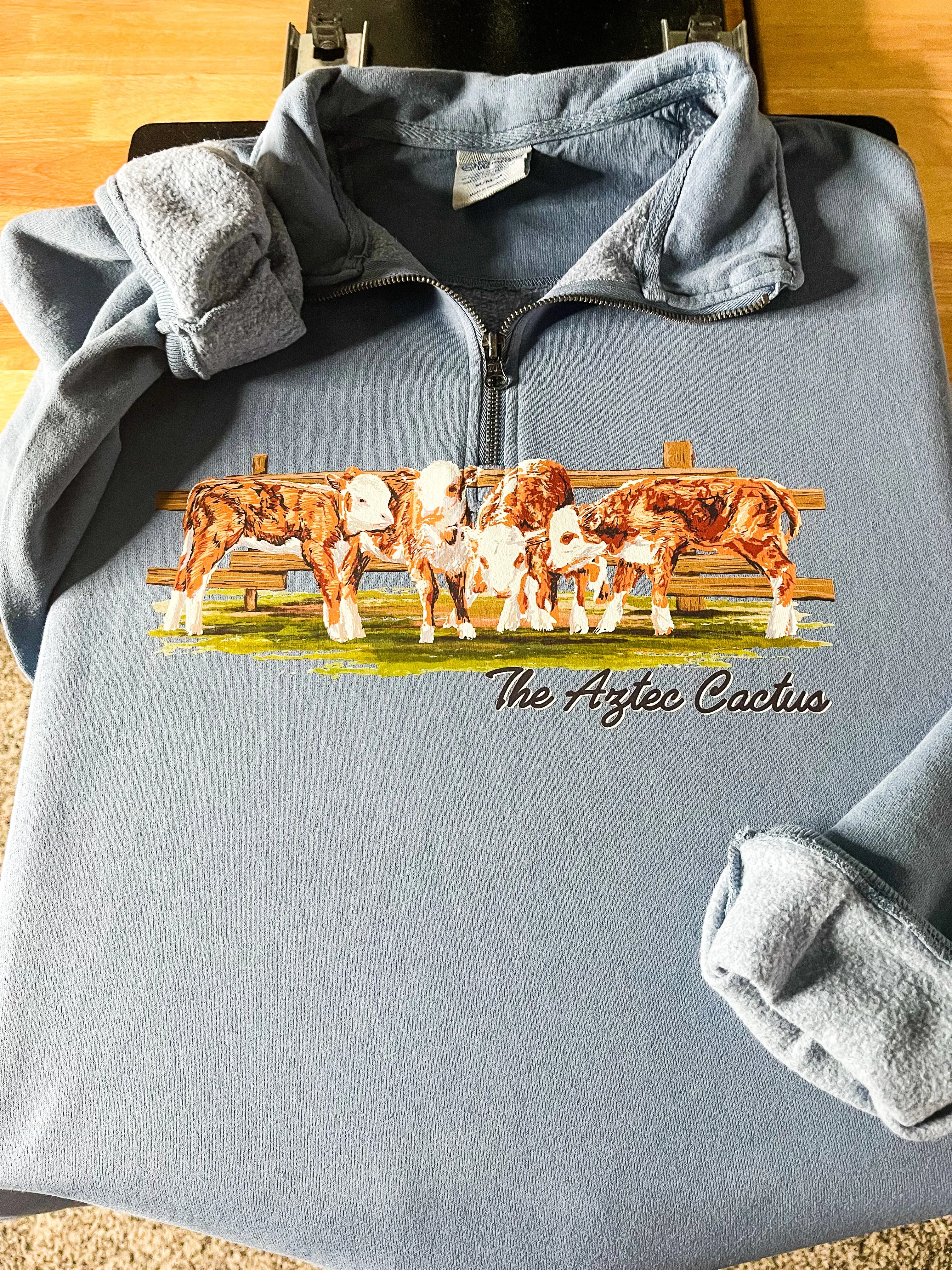 Cow Days Quarter Zip