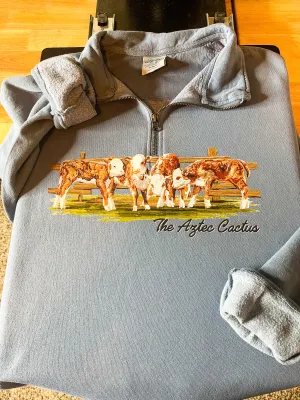 Cow Days Quarter Zip