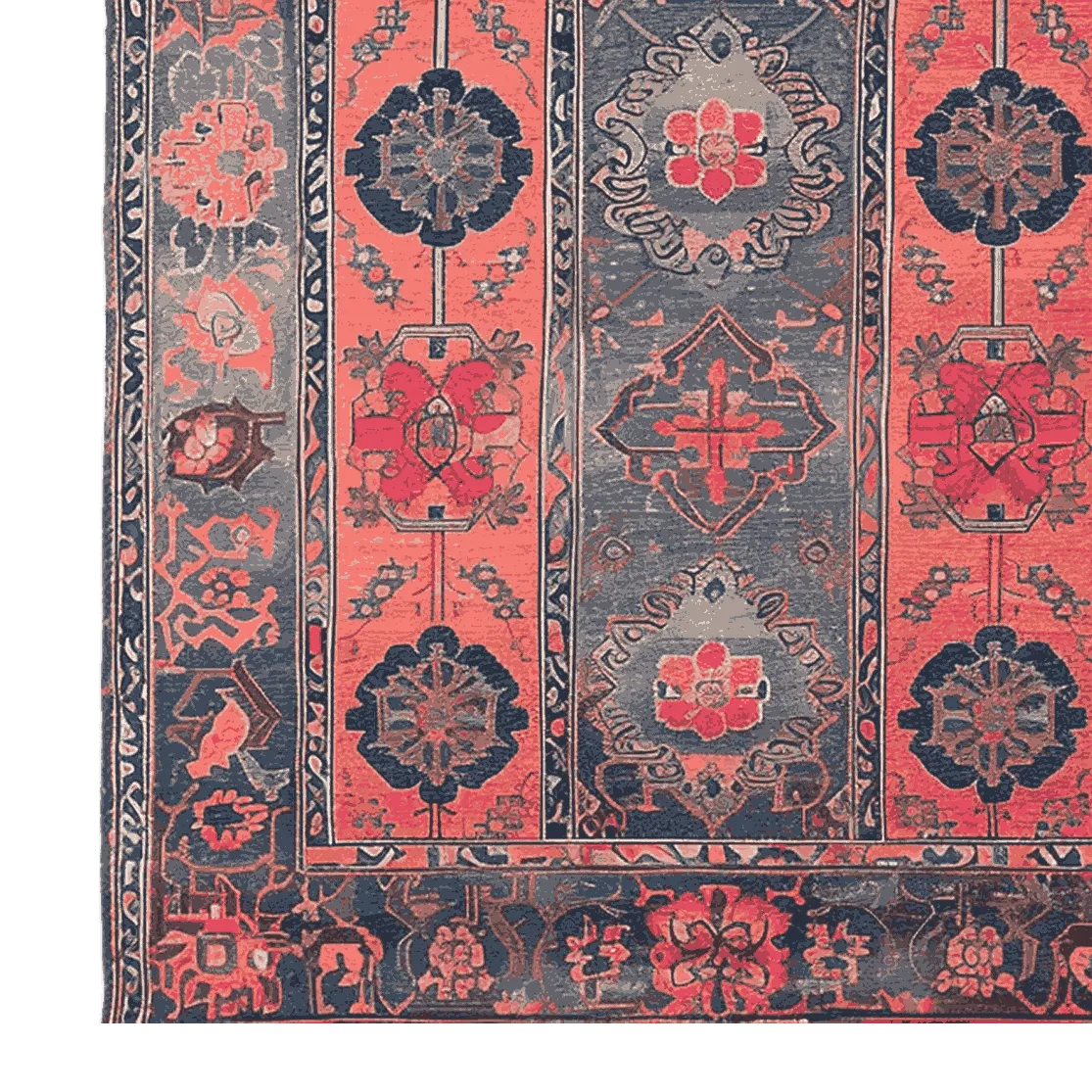 Crimson Dreams Hand Tufted Rug