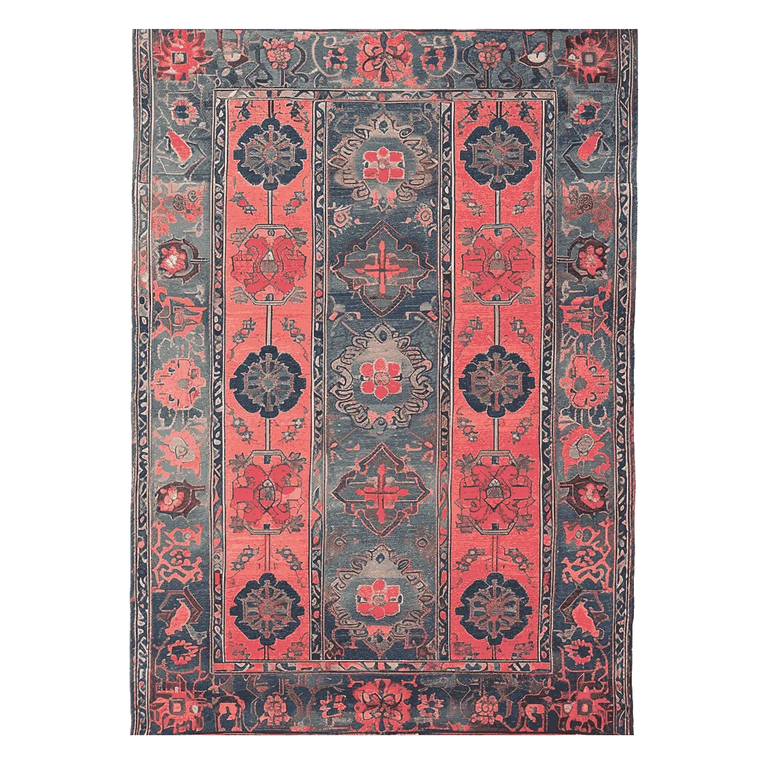 Crimson Dreams Hand Tufted Rug