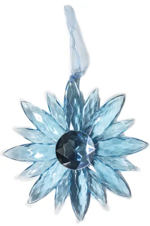 Crystal Expressions Acrylic 5 Inch Small Jewel Flower Ornament Suncatcher