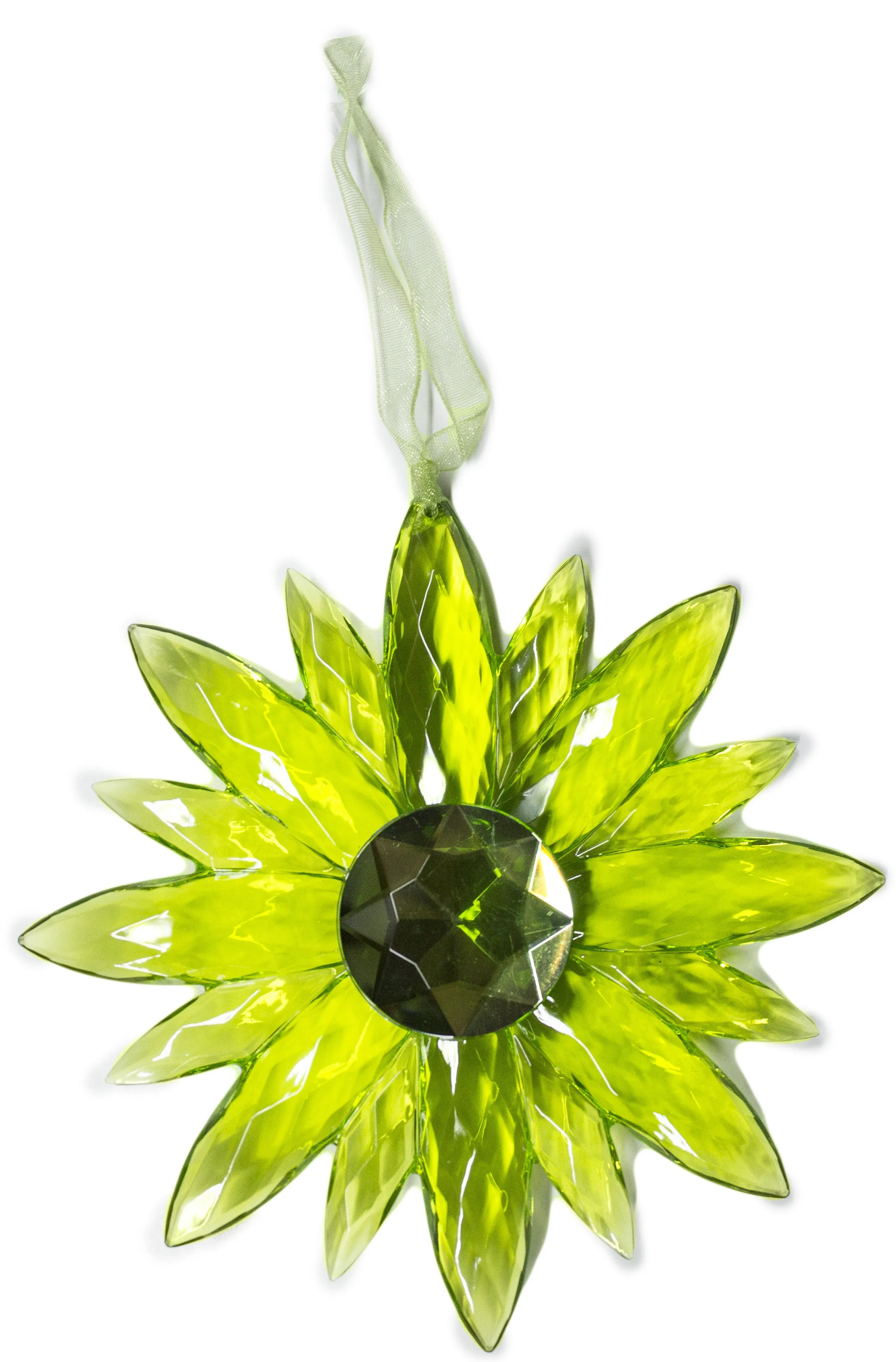 Crystal Expressions Acrylic 5 Inch Small Jewel Flower Ornament Suncatcher