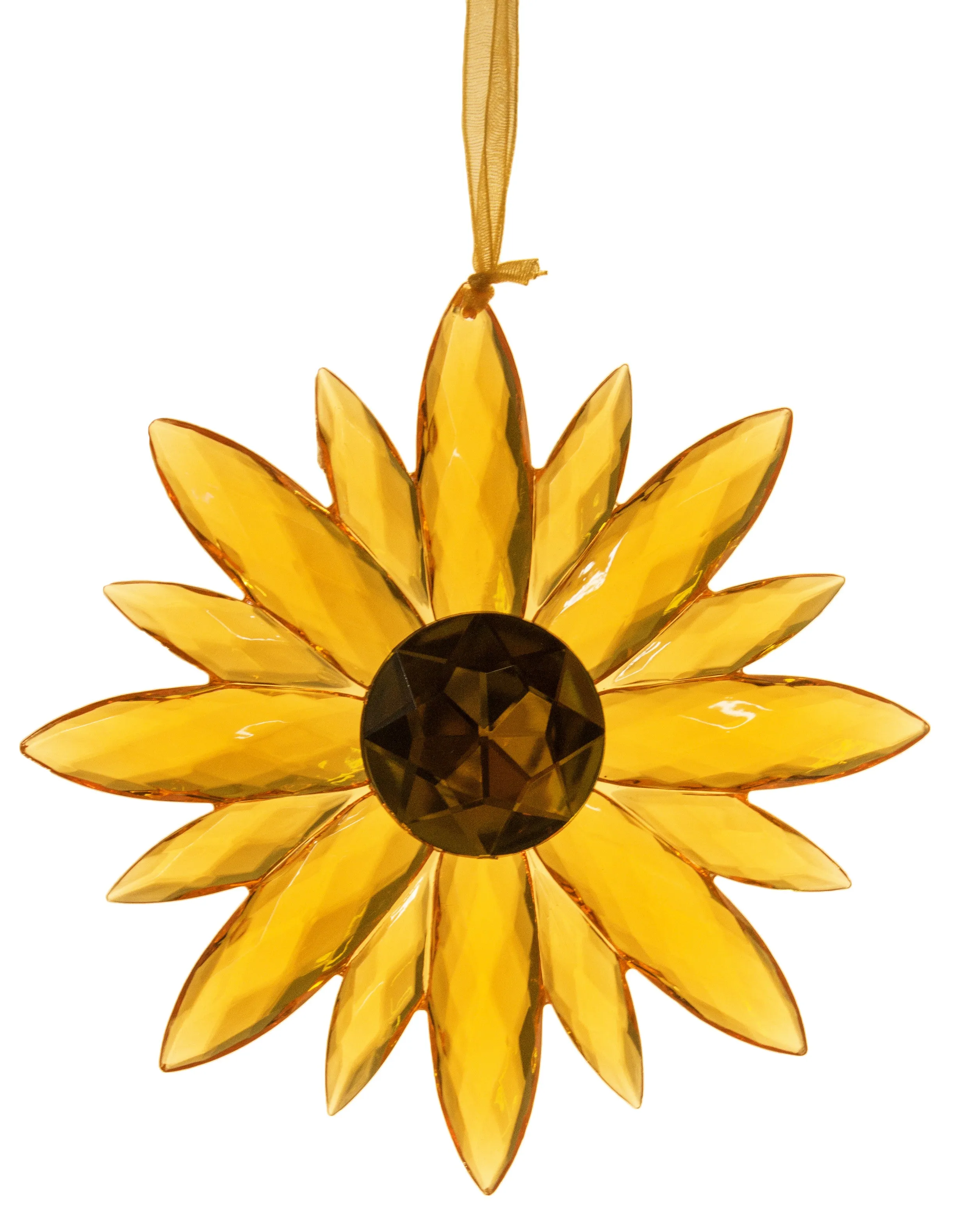 Crystal Expressions Acrylic 5 Inch Small Jewel Flower Ornament Suncatcher