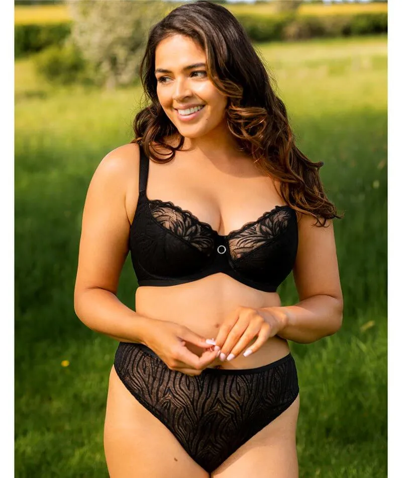 Curvy Kate Lace Daze Balcony Bra - Black