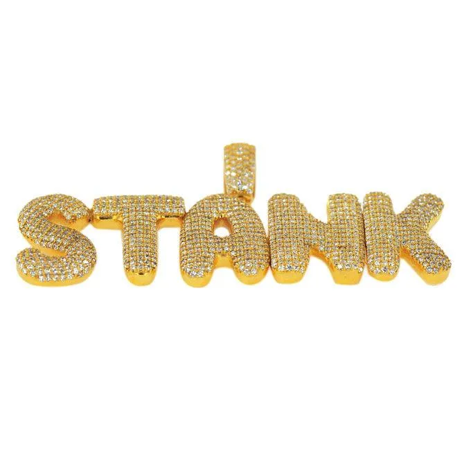 CUSTOM DIAMOND BUBBLE STANK PENDANT