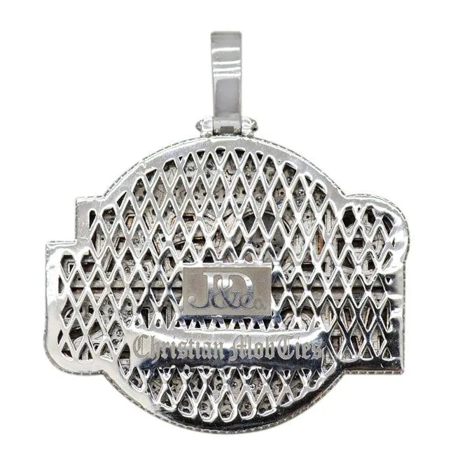 CUSTOM DIAMOND GLOBAL MOGULS PENDANT