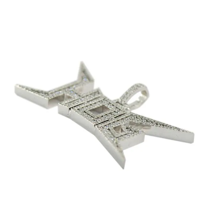 CUSTOM DIAMOND HOG LOGO PENDANT