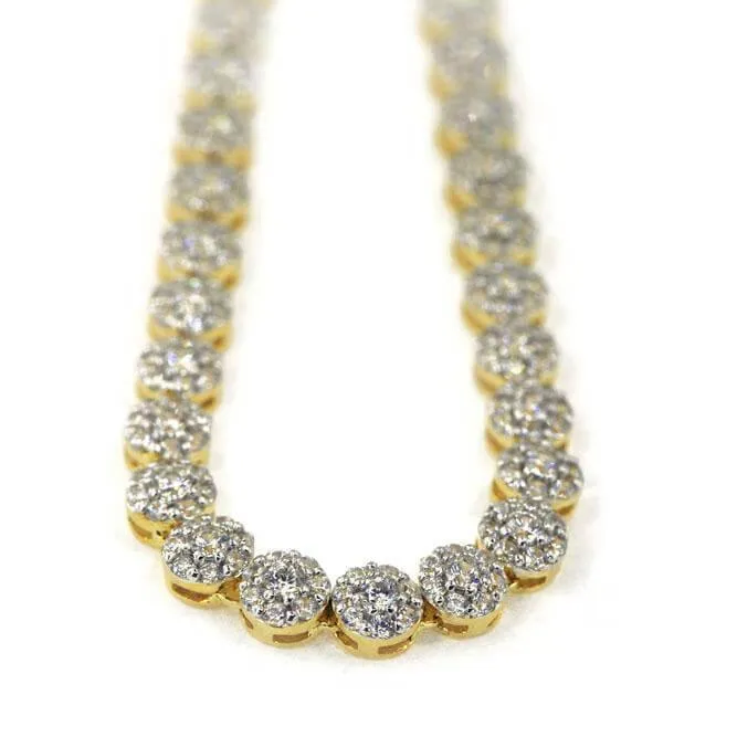 CZ Silver Flower Bracelet