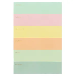 Daily Color Block Memo Pad