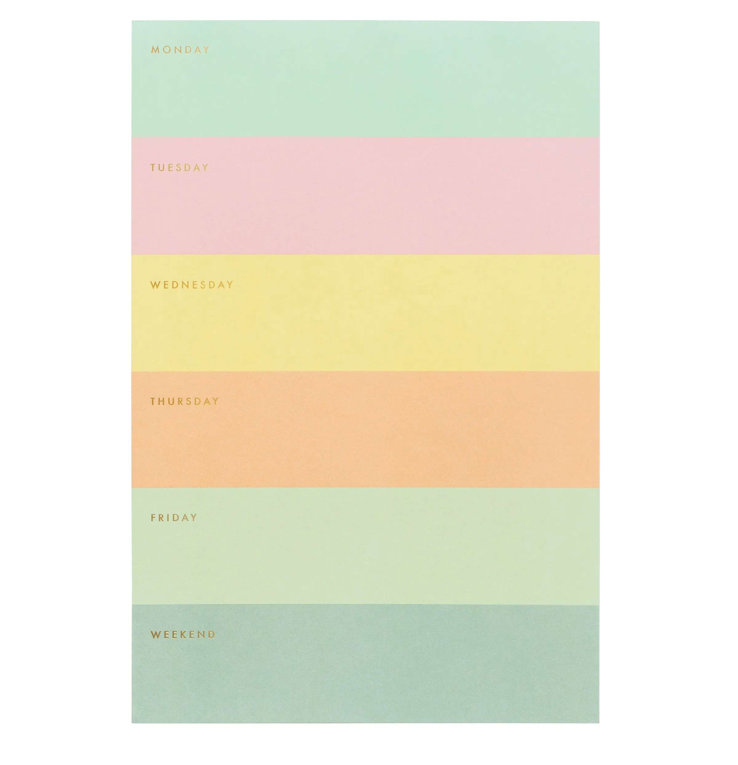 Daily Color Block Memo Pad