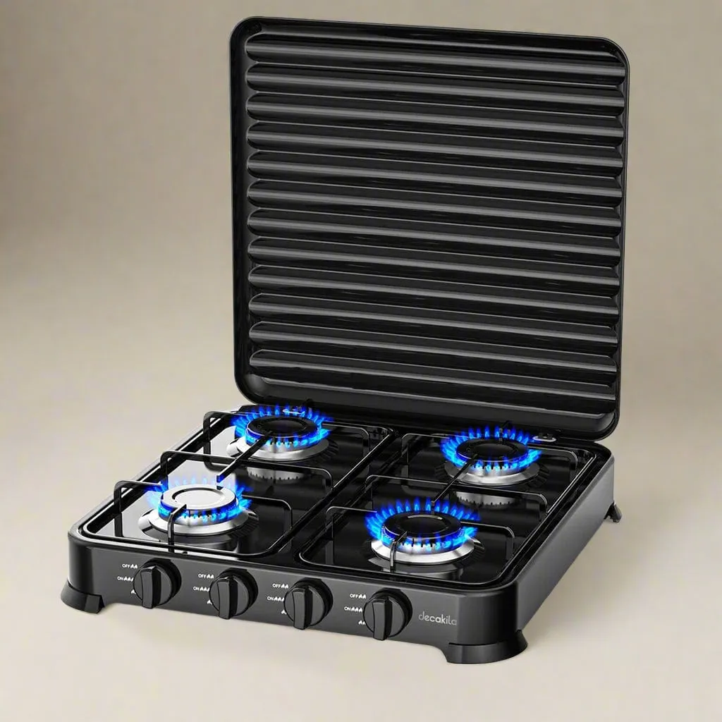 Decakila Four Burner Gas Stove - KMGS010B