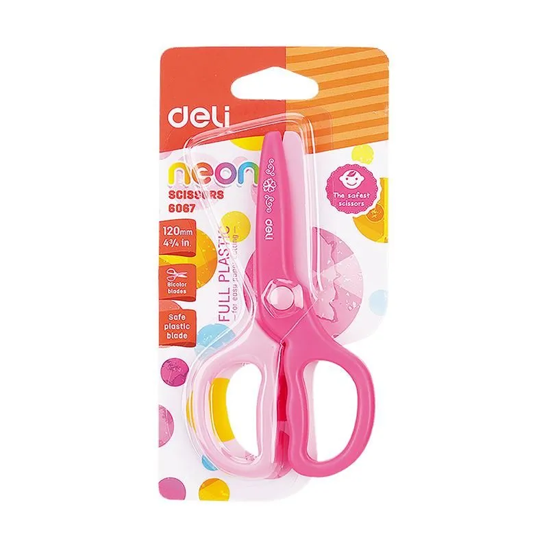 Deli Plastic Scissor 120mm E6067