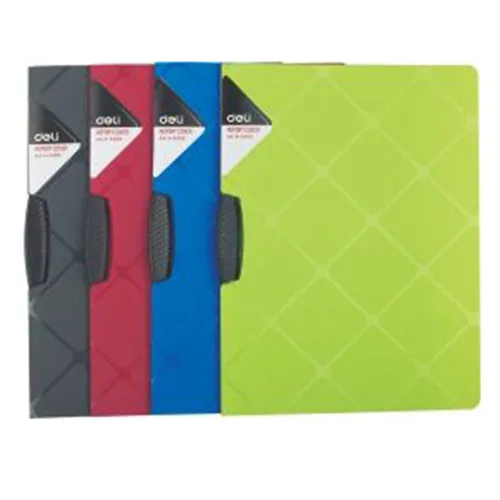Deli Report Cover E5450 A4/CUBE REPORT FILE SWING CLIP A4 3C