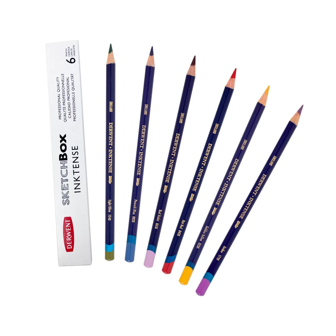 Derwent Inktense Custom Pencil 6-set