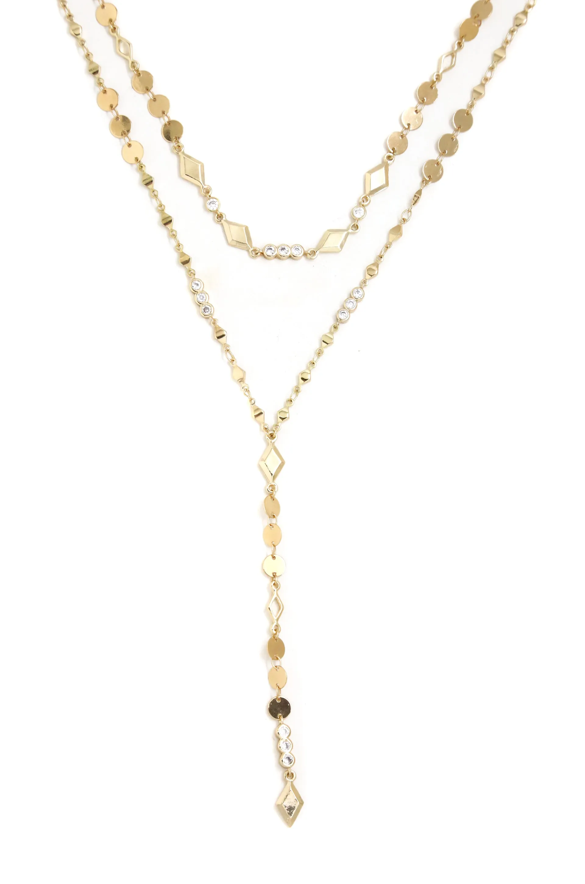Destination Away 18k Gold Plated Choker & Necklace Set
