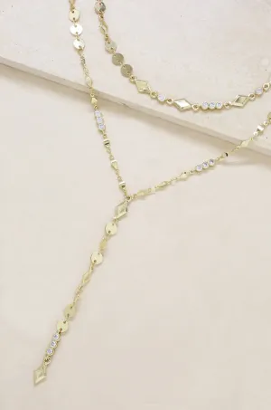 Destination Away 18k Gold Plated Choker & Necklace Set