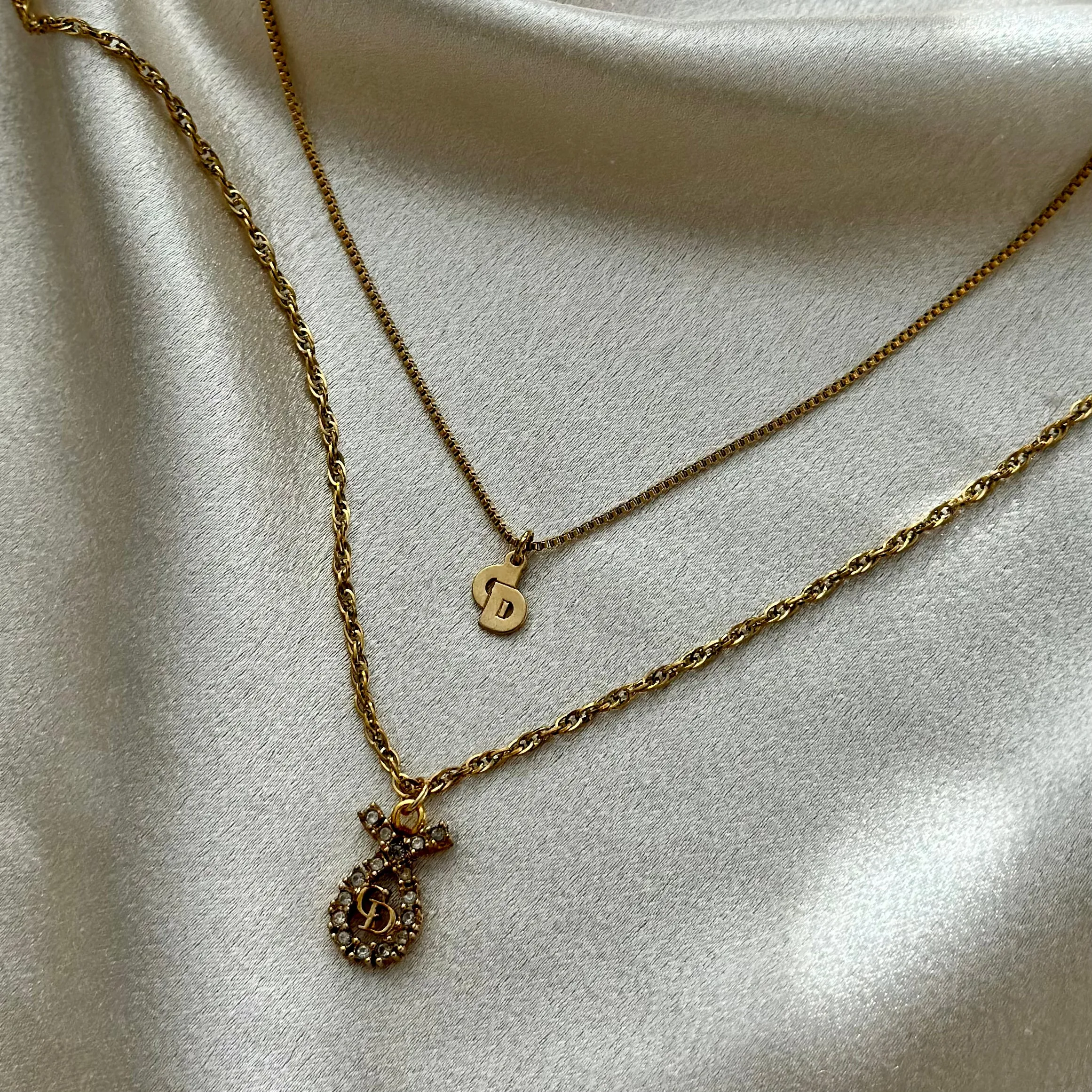 DIOR DAINTY STACK NECKLACE