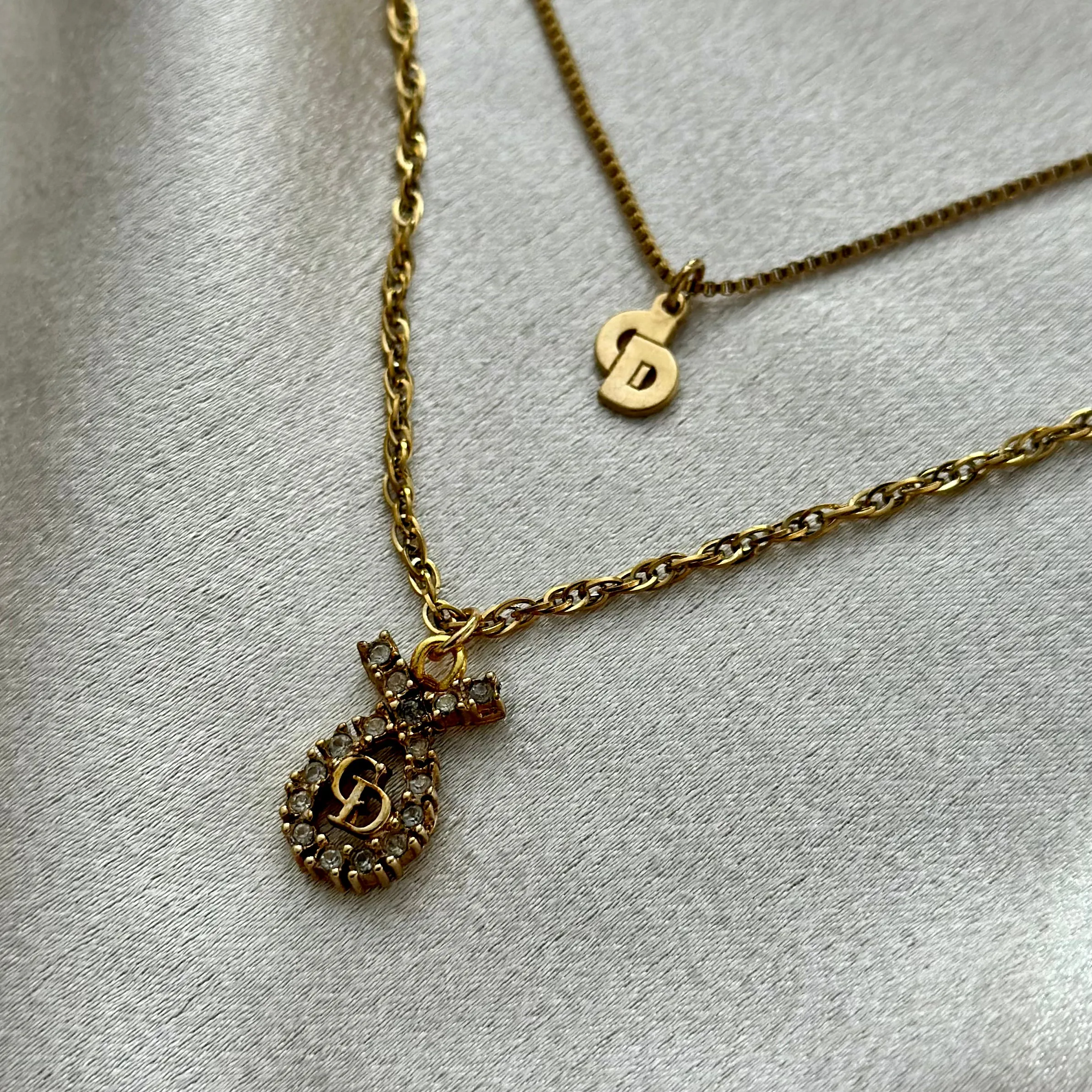 DIOR DAINTY STACK NECKLACE